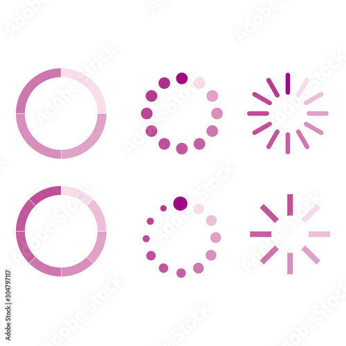 loading icon vector design symbol