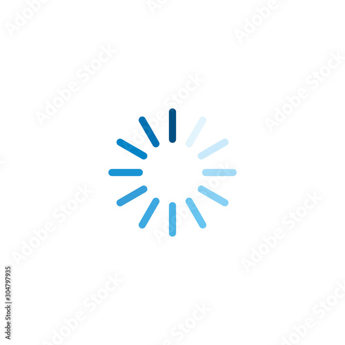 loading icon vector design symbol