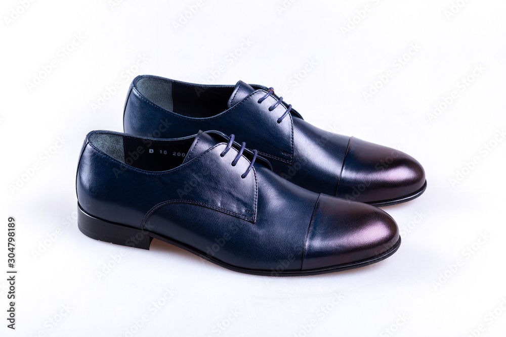pair of black shoes isolated on white background pair of black shoes isolated on white background