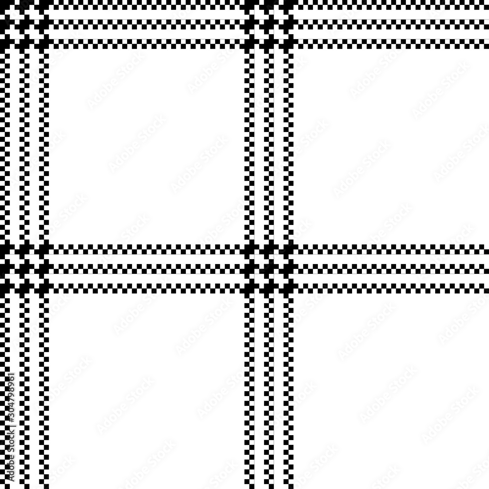 White black striped pixel seamless pattern White black striped pixel seamless pattern
