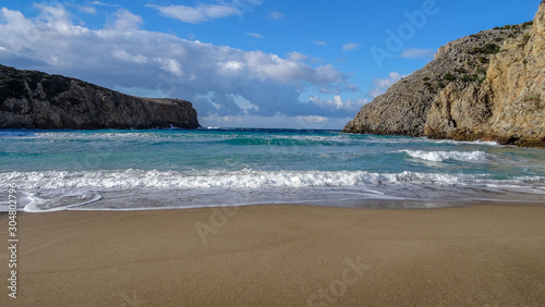 Sardinia is a beutiful italian island in Mediterranean sea © Alla Ovchinnikova