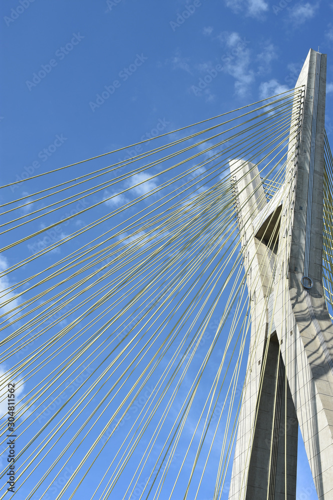 Fototapeta premium cable bridge