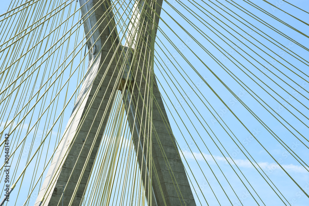 Fototapeta premium cable bridge