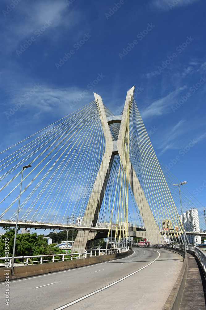 Fototapeta premium cable bridge