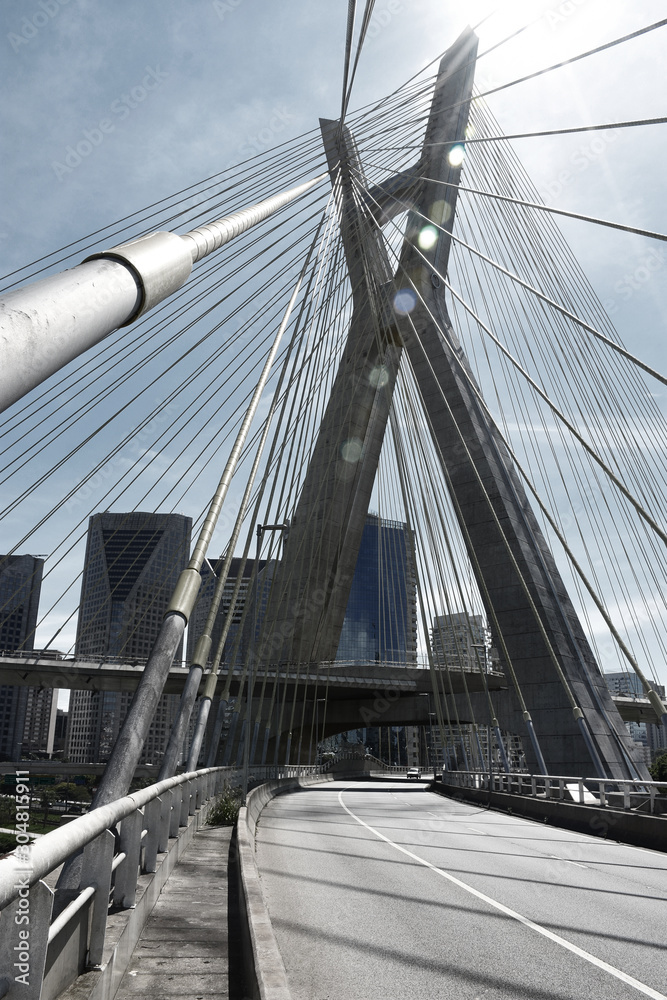 Fototapeta premium cable bridge