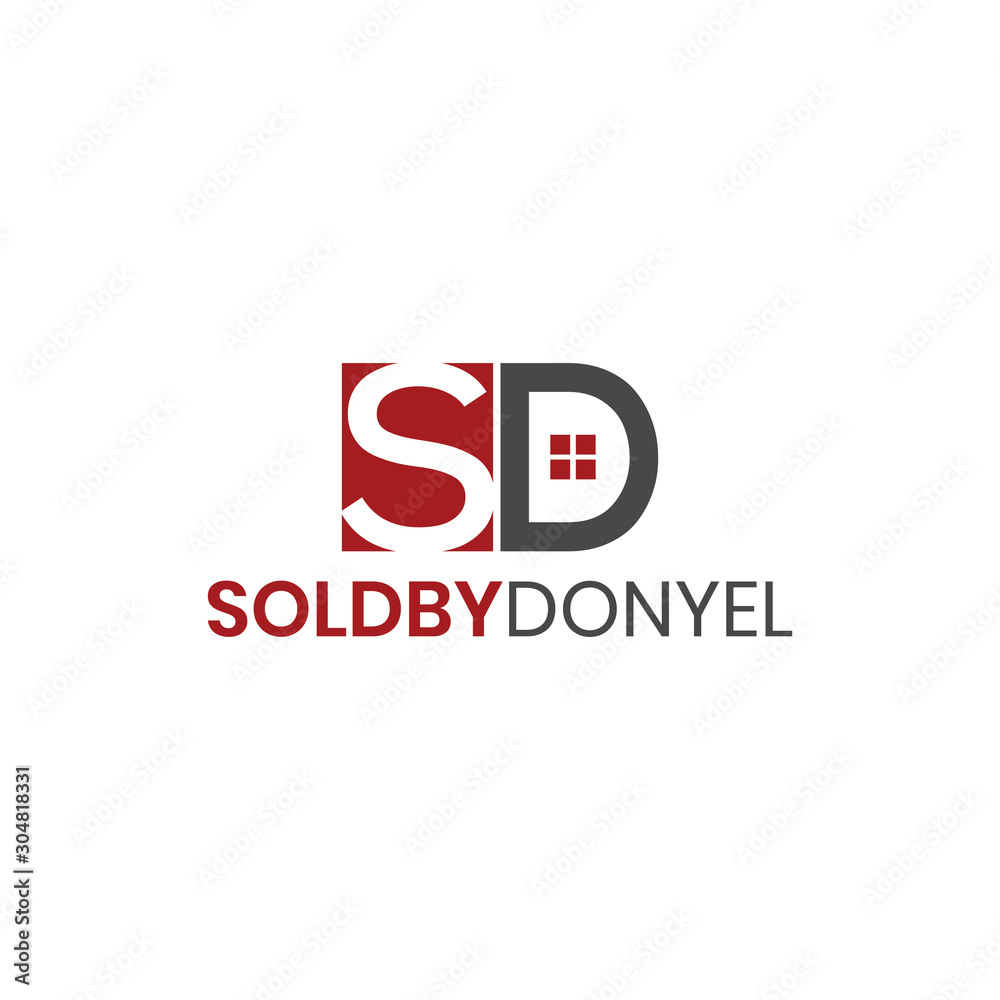 Sold By Real Estate Logo Template Sold By Real Estate Logo Template