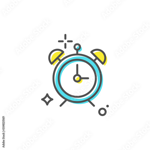 Alarm Clock Vector Icon