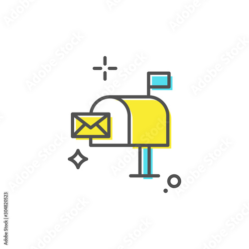 Mailbox Vector Icon