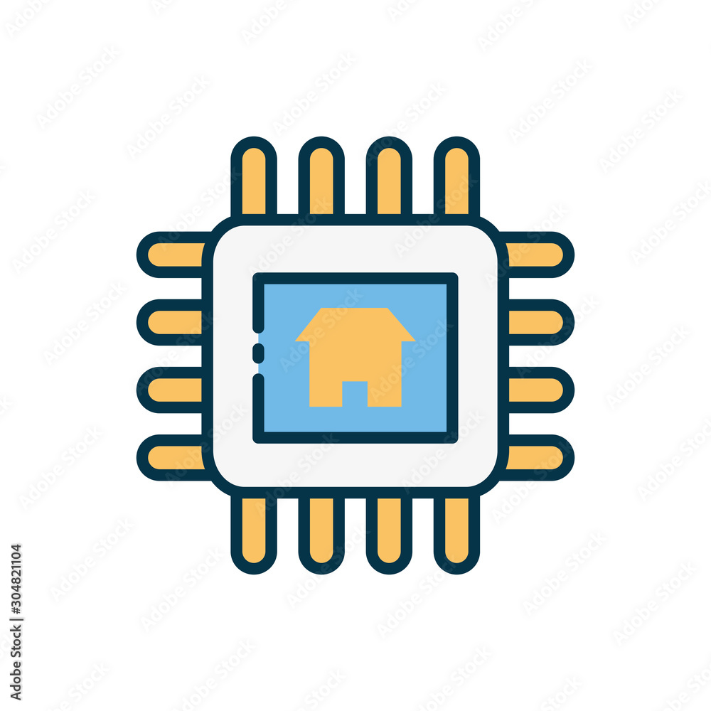 House of smart home vector design House of smart home vector design