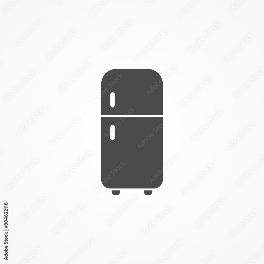 Refrigerator vector icon sign symbol Refrigerator vector icon sign symbol