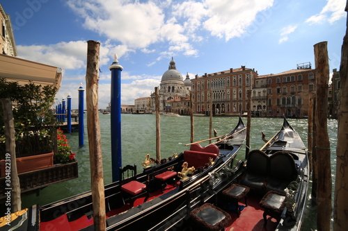 Gondola in the canl, Venice, Italy photo