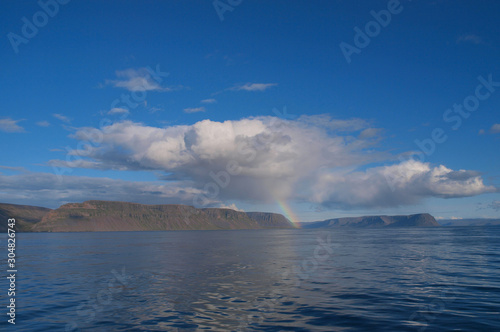 Eyjafjordur Fjord, Iceland from a cruise