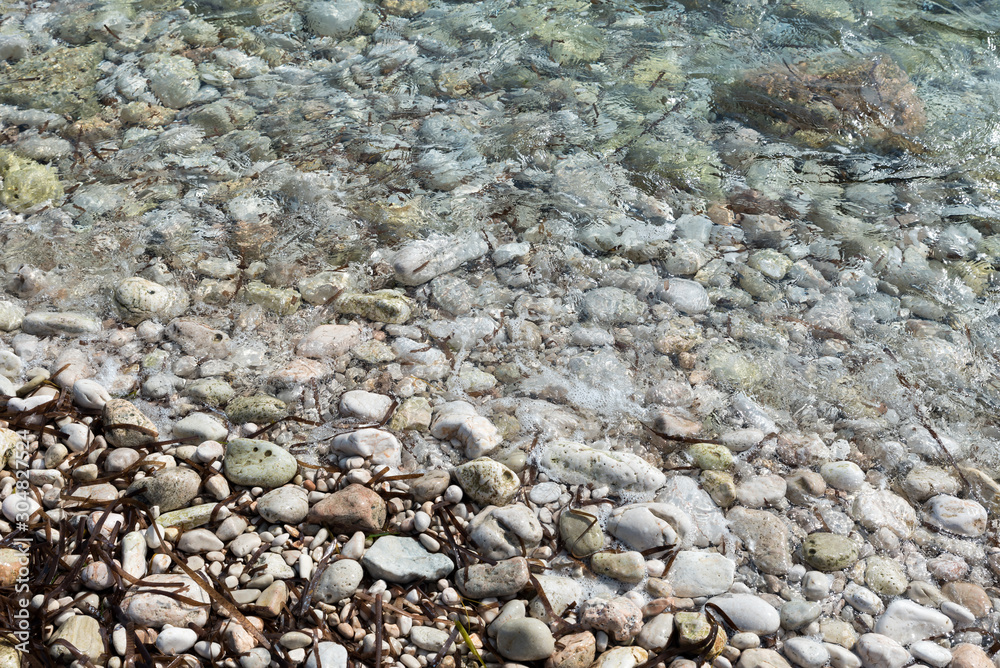 shore with stones shore with stones