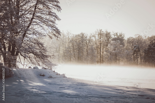 winter landscape with river © Emelie