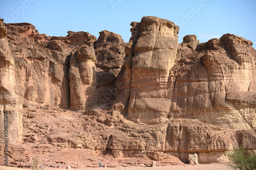 Solomon Pilars in Timna Park  Israel. Amazing destiination for summer travel