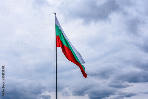 Flag of Bulgaria at Ovech castle