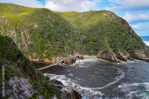 Suspension Bridge, Tsitsikamma National Park, Garden Route, Storms River, South Africa