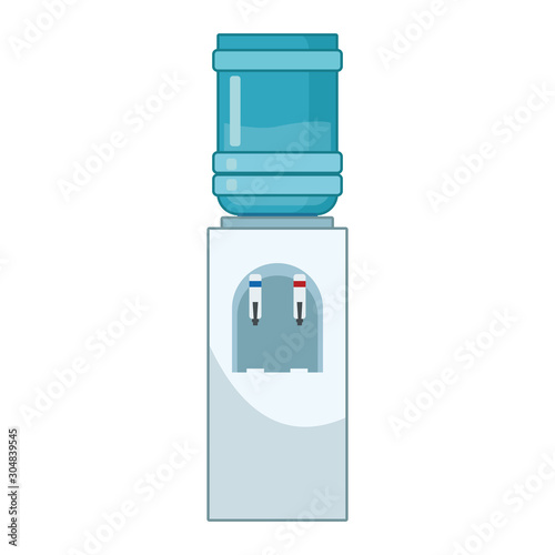 water bottle dispenser icon, flat design