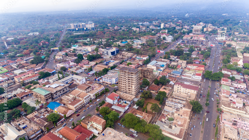 aerial view of Moshi