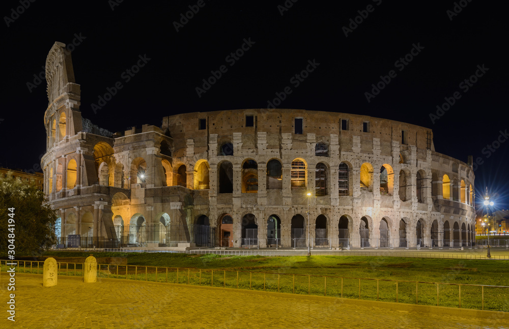 The Colosseum is a symbol of the strength, power and history of Rome. The most beautiful and largest stadium in the ancient world. Built in the first century AD in the form of an amphitheater.