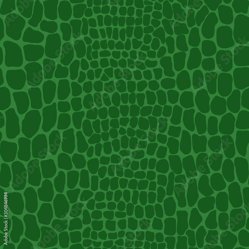 Illustration of seamless crocodile skin pattern. Animal print