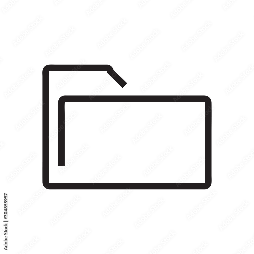Folder icon vector isolated on background. Trendy sweet symbol. Pixel perfect. illustration EPS 10. - Vector Folder icon vector isolated on background. Trendy sweet symbol. Pixel perfect. illustration EPS 10. - Vector