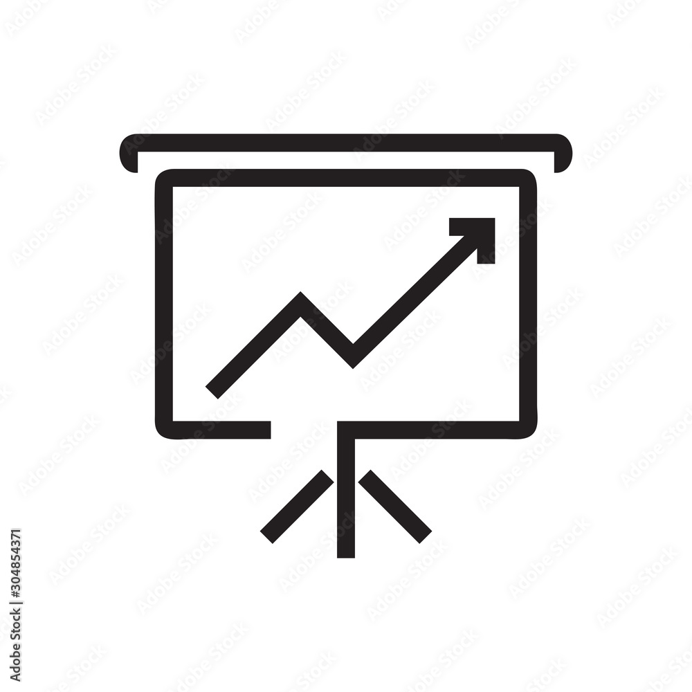 Chart icon vector isolated on background. Trendy sweet symbol. Pixel perfect. illustration EPS 10. - Vector Chart icon vector isolated on background. Trendy sweet symbol. Pixel perfect. illustration EPS 10. - Vector