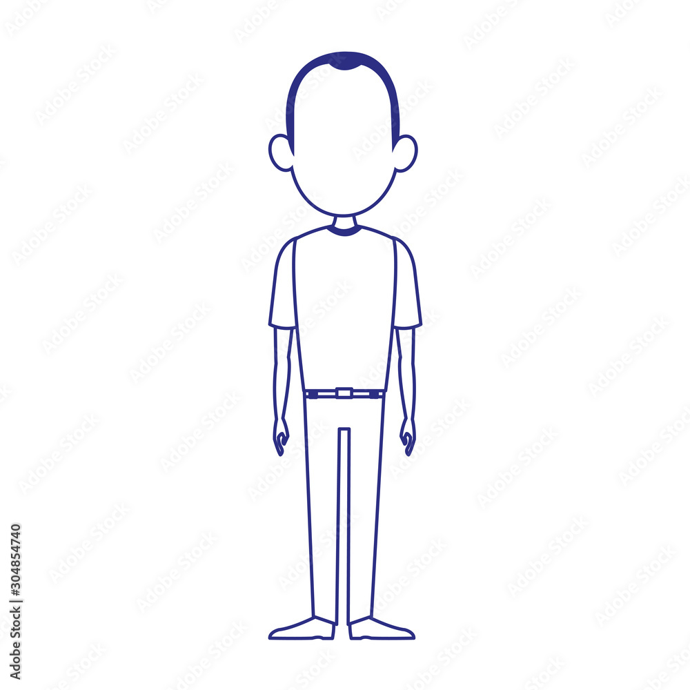 adult man icon, colorful design