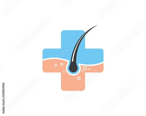 hair root icon vector illustration design