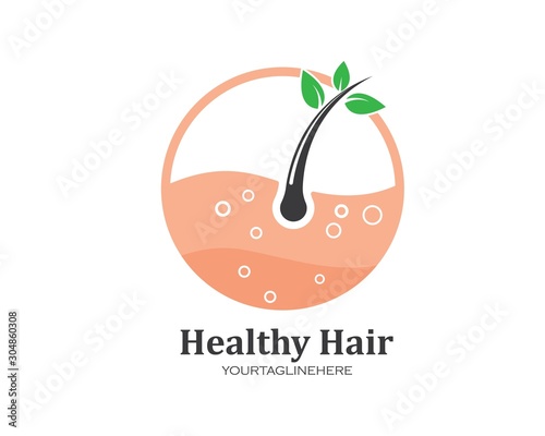 hair root icon vector illustration design