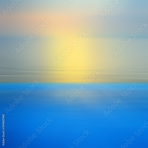Motion blurred background of refraction in the sea