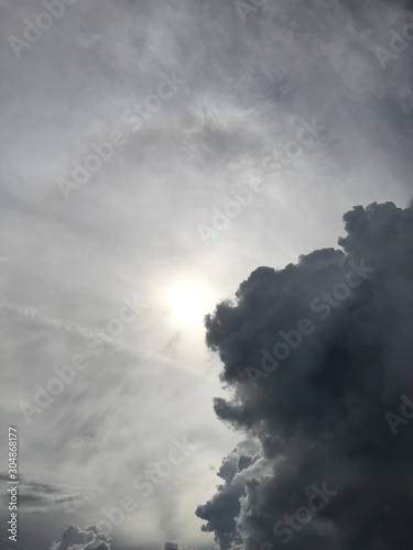 storm clouds in the sky