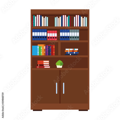 Home Library With Books icon
