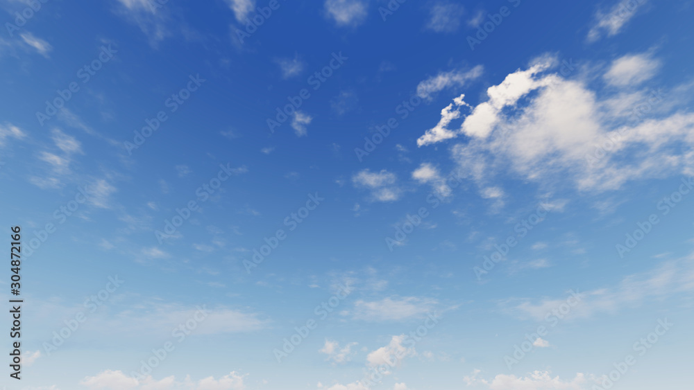 Fototapeta premium Cloudy blue sky abstract background, blue sky background with tiny clouds