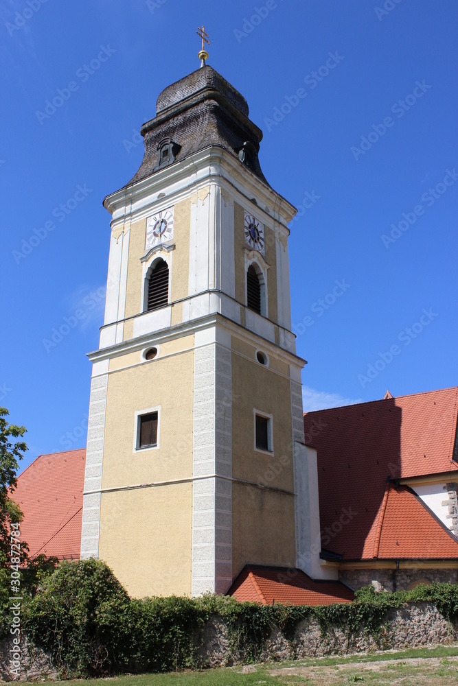 Tower of the church, Germany, Bavaria, Parsberg