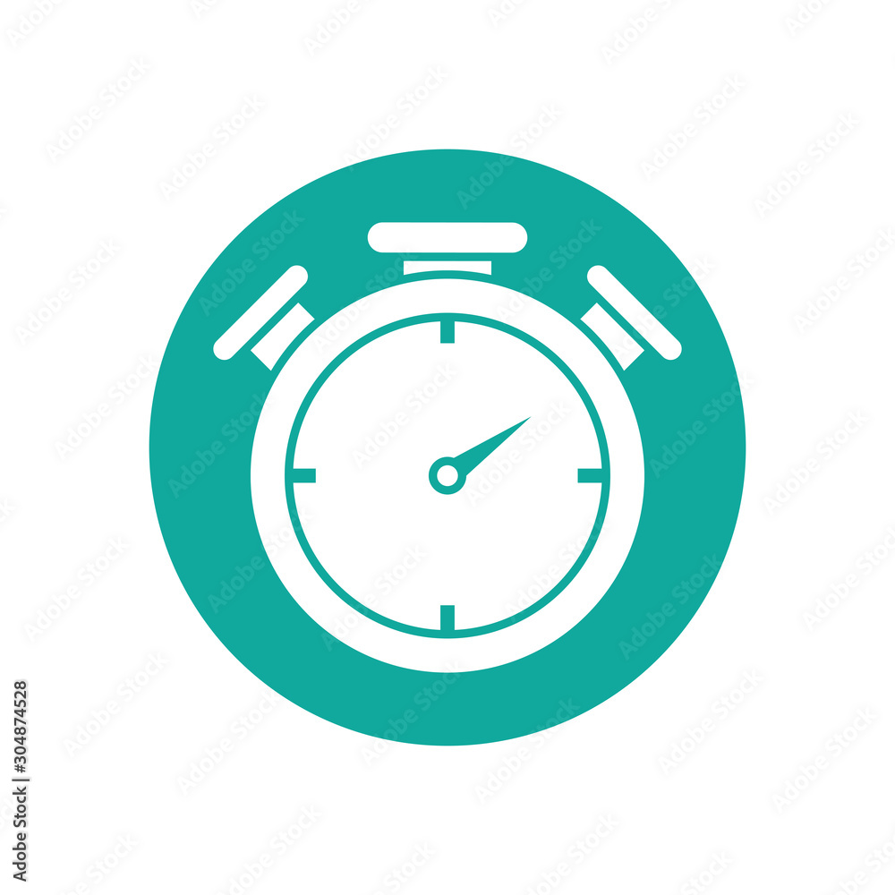 Isolated chronometer block line design Isolated chronometer block line design