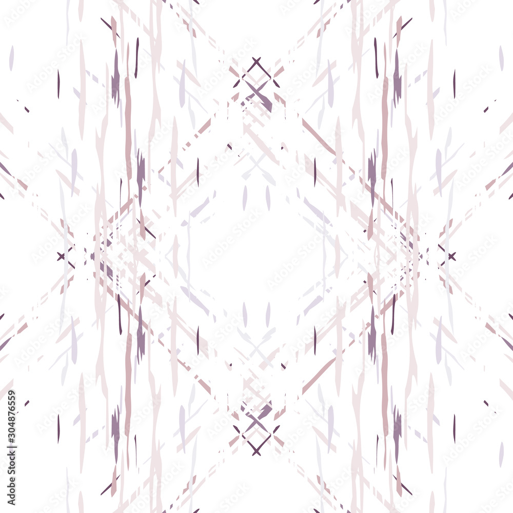 Obraz premium Batik, Hand Drawn. Paint Texture Seamless 