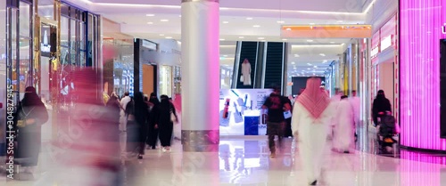 saudi arabia people timelapse 4K