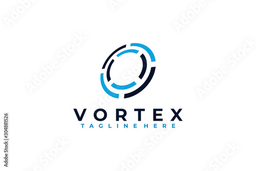 vortex logo icon vector isolated