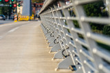 Waldschloesschen bridge railing earthing system grey traffic sidewalk