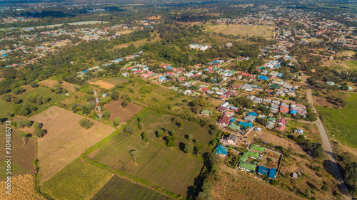 AERIAL VIEW OF THE ARUSHA CITY