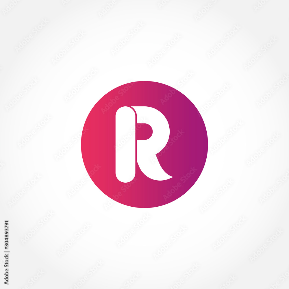 Initial Circle Letter R Modern Alphabet Logo Design Vector Template. Colorful Round Shape R Letter Logo. Initial Circle Letter R Modern Alphabet Logo Design Vector Template. Colorful Round Shape R Letter Logo.
