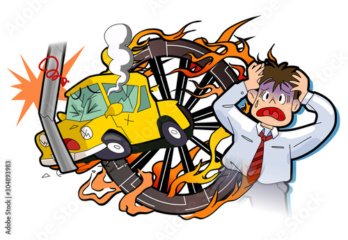 火の車-事故