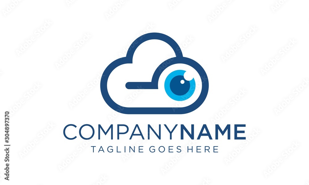 Cloud camera for logo designs inspiration