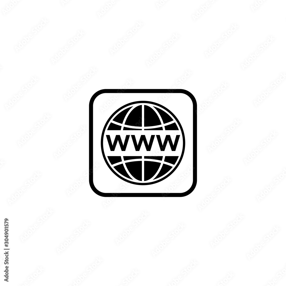 globe icon vector design symbol go to web