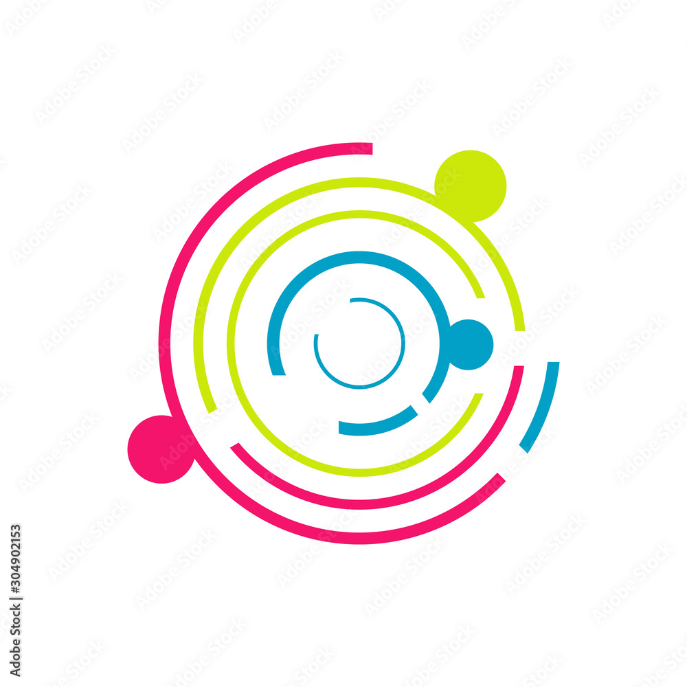 circle rounded connected unity people community logo design vector illustrations circle rounded connected unity people community logo design vector illustrations