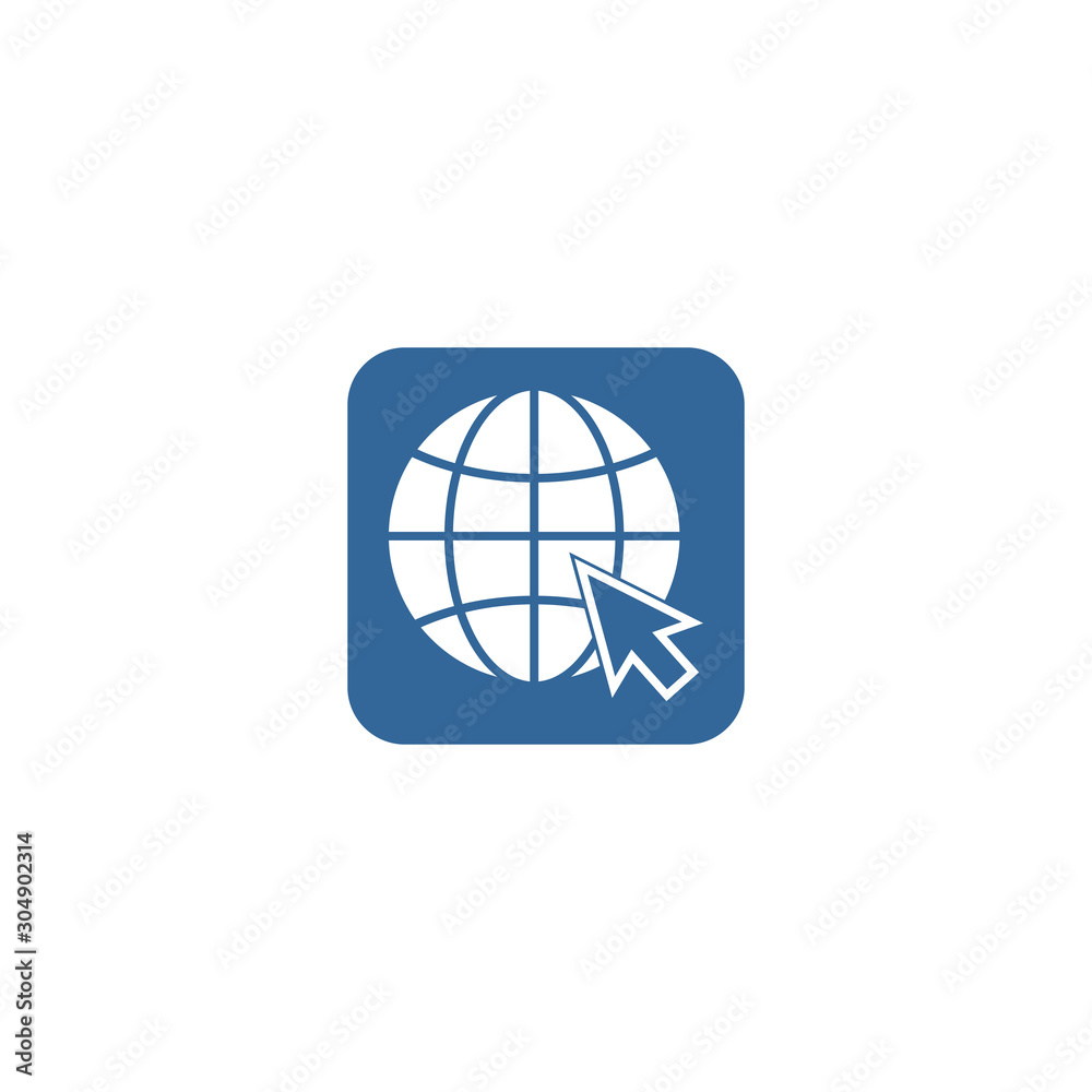 globe icon vector design symbol of go to web globe icon vector design symbol of go to web