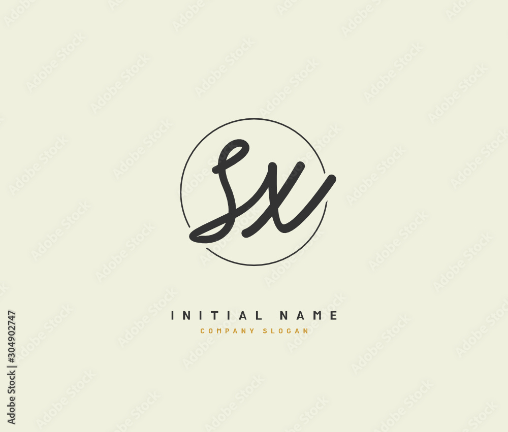 S X SX Beauty vector initial logo, handwriting logo of initial signature, wedding, fashion, jewerly, boutique, floral and botanical with creative template for any company or business. S X SX Beauty vector initial logo, handwriting logo of initial signature, wedding, fashion, jewerly, boutique, floral and botanical with creative template for any company or business.