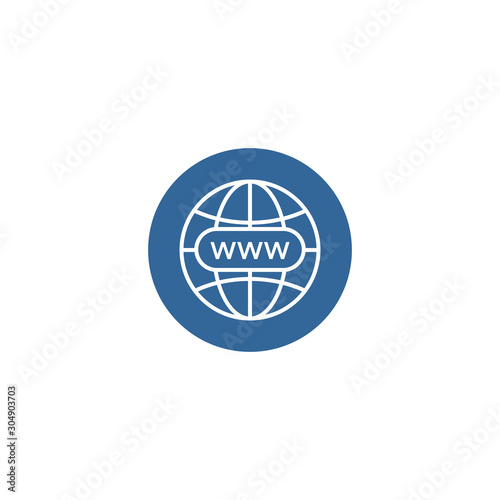 globe icon vector design symbol of go to web