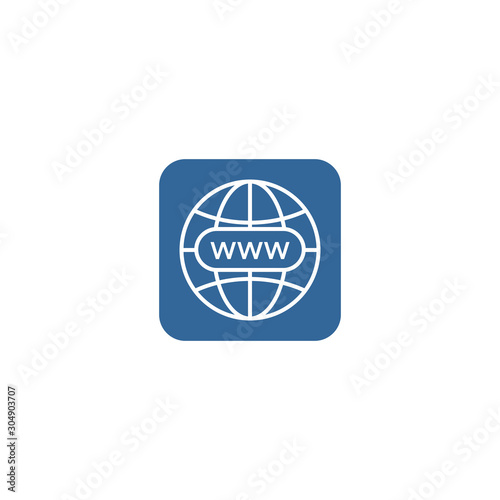 globe icon vector design symbol of go to web